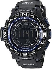 Casio Men's PRW-3500Y-1CR Pro Trek Quartz Solar Atomic Digital Display Black Watch