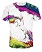 R-deer Mens Printed Short Sleeve Crew Neck Tee T-shirts