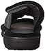 Isotoner Women’s Microterry Adjustable Slide Slippers, Black, X-Large/9.5-10 M US