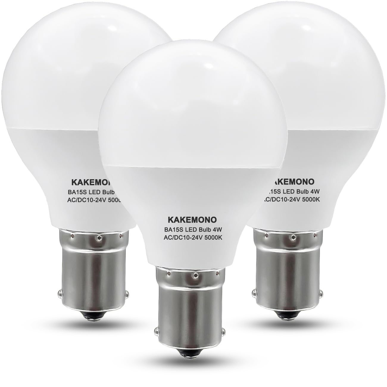 Photo 1 of KAKEMONO 12 Volt 1383 1139 RV Led Light Bulbs BA15s 4W 20-99 1141 1156 12V Vanity Replacement for Camper Trailer Motorhomes Marine Boat Interior Lighting, Daylight White 5000K,Pack of 3