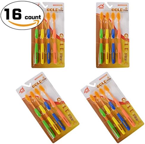 NANO Dental Toothbrushes [16P] Dual Soft Bristles