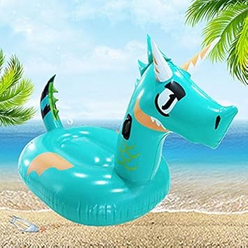 2019 Verano Nueva Fila Flotante De Dragones Juguetes Inflables, Niños Flotando En El Asiento Del Anillo De Natación Juguetes De Agua, Juguetes Para Piscina -175 * 90 * 110 Cm: Amazon.es: Bricolaje y herramientas