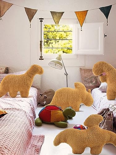 3 Packs Dino Nugget Pillow Plush, 18 inches Dinosaur Chicken Nugget Pillow Stuffed Animal Plush Toy, Dino Nugget Dinosaur Party Decoration Birthday for Kids Boys Girls