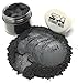 Stardust Micas Pigment Powder Cosmetic Grade Colorant for Makeup, Soap Making, Epoxy Resin, DIY Crafting Projects, Bright True Colors Stable Mica Batch Consistency (Black Shimmer, 10 Gram Jar)
