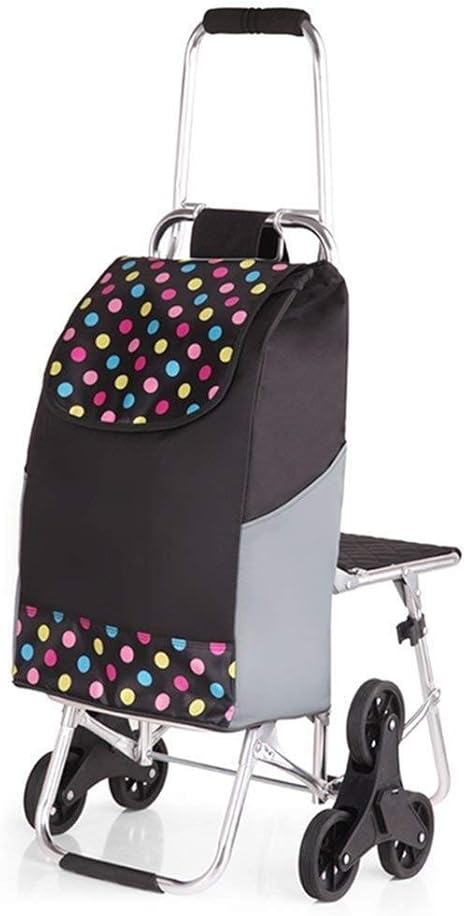 Amazon カート 高齢者 ポータブルトレーラーサイズのためのトロリーショッピング折り畳み式ショッピングカート トロリー 45 23 94cm 折りたたむ De Galen ショッピングキャリー 通販