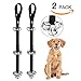 Solredo Dog Doorbells Potty Training 2 Pack Potty Bells 7 Extra Loud Bells Adjustable Dog Training