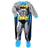 Batman Fleece Costume Sleeper Pajamas with Cape (Toddler/Little Kid)