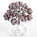 Factory Direct Craft Package of 36 Miniature Wire Stemmed White Frosted Pinecone and Red Berry Embellishing Picks for Christmas and Holiday Decorating