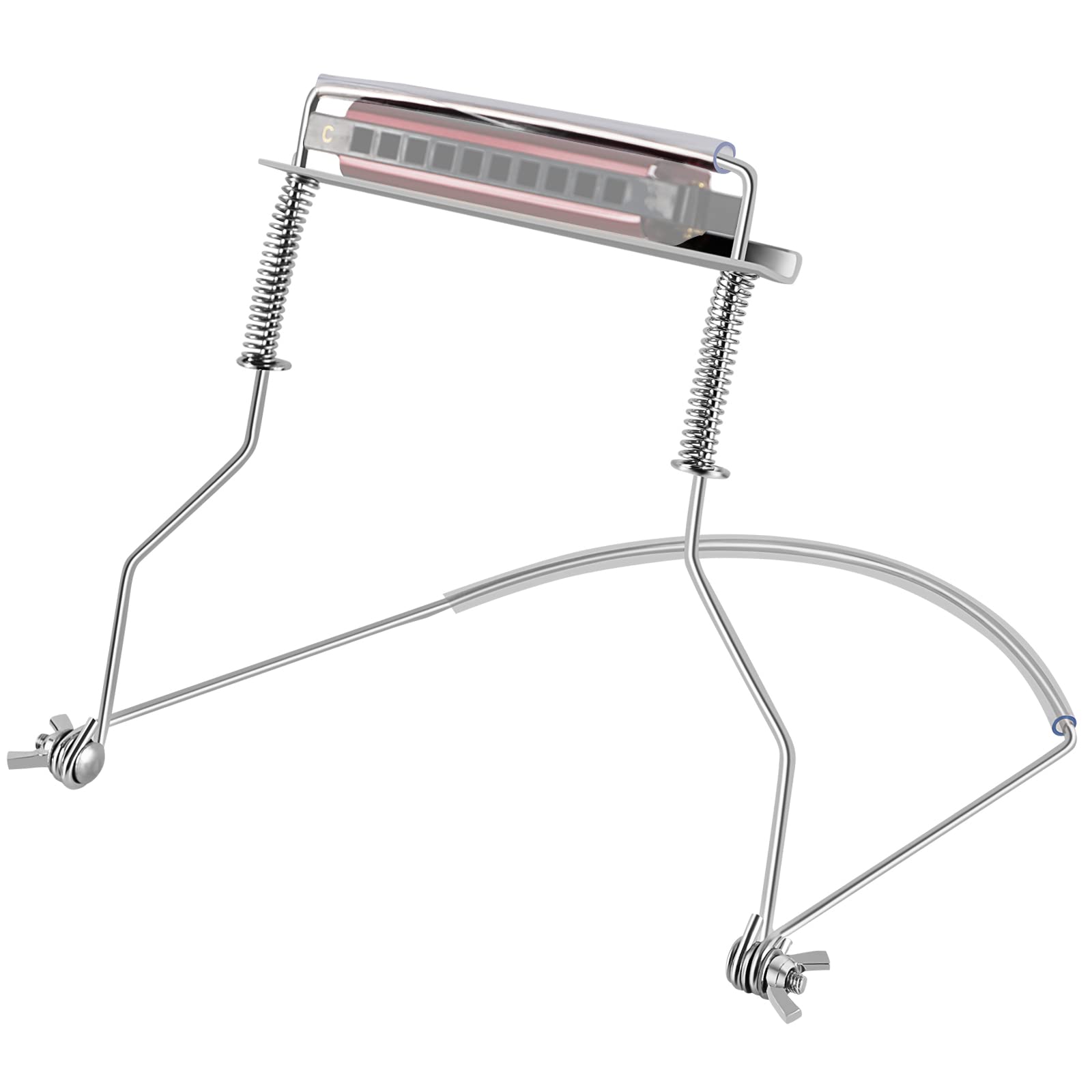 EASTROCK Harmonica Holder, 10 Hole Professional Neck Brace, Hands-Free During Performance