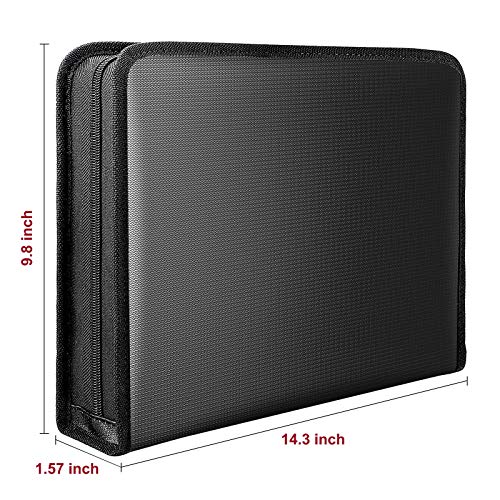ThinkTex Important Document Organizer, Fireproof & Waterproof, 24