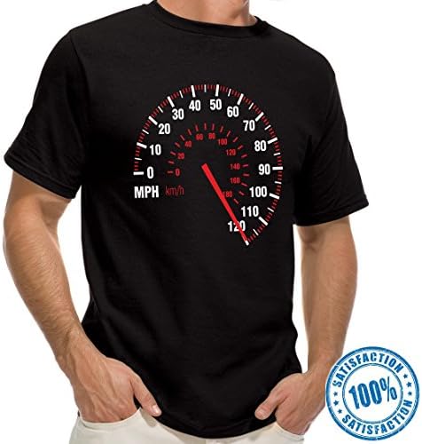 Men's Graphic Cotton T-Shirt by HanHent,Short Sleeve Tee For Boys (L, Black-7)
