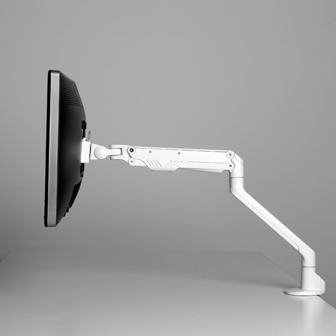 ThingyClub Gas Spring Single LCD Arm Desk VESA Bracket & Monitor Arm Stand for 10"-30" Screens: Tilt up 90° /Down 45° - Image 5