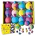 Bath Bombs for Kids with Surprise Inside. Go Party 12 Huge Surprise Bath Bombs with Pokeman Toys. Individually Wrapped - Makes Great Party Favors for Birthday Parties & Kids Parties. Bath Time Fun!