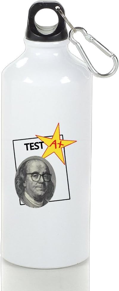 Benjamin Franklin Gained Good Score Aluminum Classic Sports Water Bottle