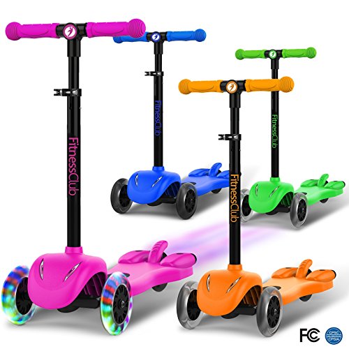 childrens scooter with lights