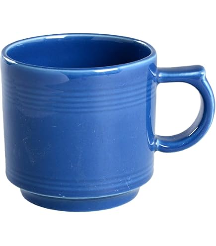thumbnail image 2 of Fiestaware Tapered Coffee Mug – Twilight Blue – 15oz – New With Possible Factory Flaws – USA Made 2 of 5