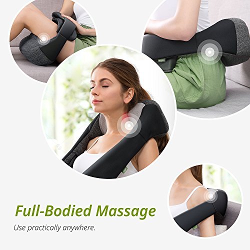 Mynt Cordless Neck & Shoulder Massager with Heat - Portable 3D Deep Kneading Massage with 1.5 Hours Battery
