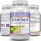 Premium Garcinia Cambogia 100% Pure Extract - Extra Strength Weight Loss and Slimming Formula - Elite Natural Supplement for Safe Fat Burning, Fat Blocking, Carb Blocking and Appetite Suppression