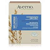 Aveeno Soothing Bath Treatment For Itchy, Irritated Skin, 2 Packs of 8 Count