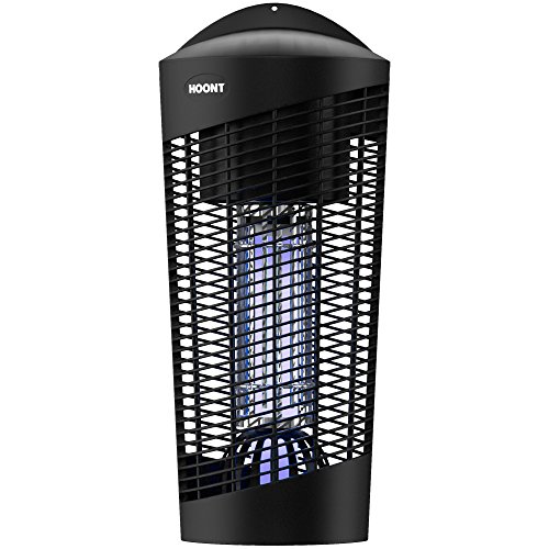 Hoont Robust Electric Indoor Outdoor Fly Zapper and Bug Zapper Trap Catcher Killer – Protects Up to 1.5 Acre / Bug and Fly Killer, Insect Killer, Mosquito Killer – For Residential and Commercial Use