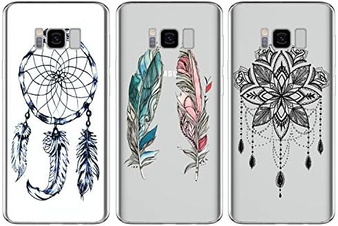 MOTIKO [3-Pack] Samsung Galaxy S8 Plus Case 3 Pcs Shockproof Ultra Thin Soft TPU Silicone Gel Phone Cases Slim Fit Flexible Covers Pack of 3 for Samsung Galaxy S8 Plus Group-5