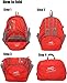 Mubasel Gear Backpack - Lightweight Backpacks for Travel Hiking - Daypack for Women Men (Red)