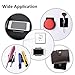 eBoot Cell Pads Sticky Gel Pads Anti-slip Gel Pads Rug Stopper Non-slip Mat for Multiple Uses, Black, 5 Pieces
