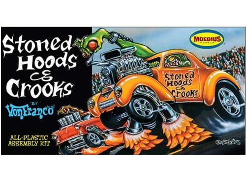 Moebius Stoned Hoods & Crroks by VonFranco Model Kit by Moebius Models
