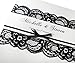 Black Lace Ribbon for Crafts - HipGirl 20 Yards Floral Ribbon Lace Fabric Lace Trim by The Roll for Wedding Invitation, Cards, Decorating, Gift Package Wrapping. 2 Inch Wide