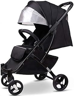 LETTAS leicht kinderwagen zusammenklappbar buggys, mit Liegefunktion,mit UPF 50+ Versteckte Markise