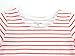 Fiream Girls' Casual Short-Sleeved Striped T-shirt Dress