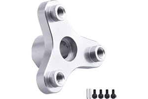 CRAZYHOBBY RC Gearbox Slipper Clutch Eliminator for 1/10 Traxxas Rustler VXL Slash Stampede VXL XL5 2WD Upgrades Replacement (Silver)