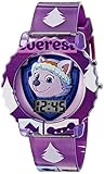 Nickelodeon Kids' PAW4020 Digital Display Quartz Purple Watch