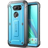 LG V30 Case, SUPCASE Full-body Rugged Holster Case with Built-in Screen Protector for LG V30, LG V30s,LG V35,LG V35 ThinQ,LG V30 Plus 2017 Release, Unicorn Beetle PRO Series(Blue/Gray)