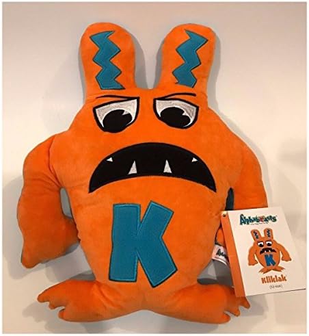 Alphabeasts Alphabet Letter "K" Plush Monster Letter Kliklak Learning ABCs