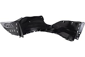 TRQ Front Right Inner Fender Liner Passenger Side Compatible with 2015-2021 Kia Sedona KI1249148