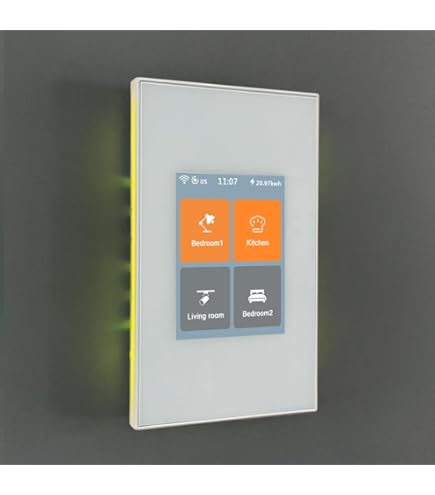 kit対応 lanbon L8 照明スイッチ 3ギャング LANBON L8 LCD Alarm Smart Switch, Smart Home Security & Light