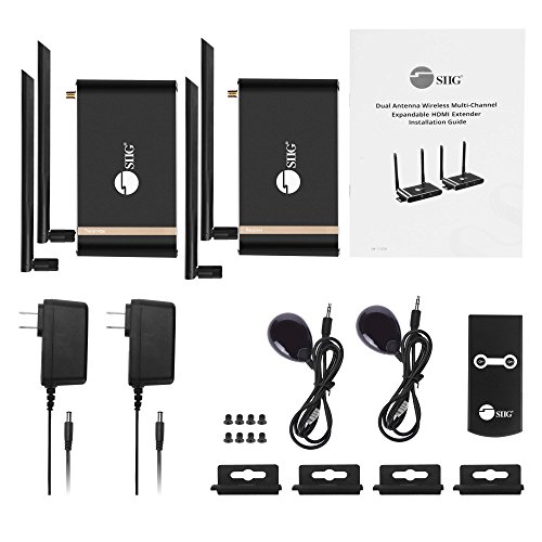 image for SIIG Dual Antenna Wireless Multi-Channel Expandable HDMI Extender with