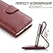 FYY Designed for iPhone SE Case 2022 (3rd Gen) / iPhone SE Case 2020 (2nd Gen) / iPhone 7 Case/iPhone 8 Case, Luxury PU Leather Wallet Phone Case with Card Holder Flip Kickstand Cover Dark Brown
