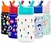 Simple Modern 10oz Summit Kids Water Bottle Thermos with Straw Lid - Dishwasher Safe Vacuum Insulated Double Wall Tumbler Travel Cup 18/8 Stainless Steel -Ice Cream Cones