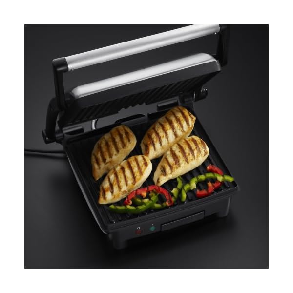 Russell-Hobbs-3-in-1-Panini-Press-Grill-and-Griddle-17888-Stainless-Steel Russell Hobbs 3-in-1 Panini Press, Grill and Griddle 17888, Stainless Steel