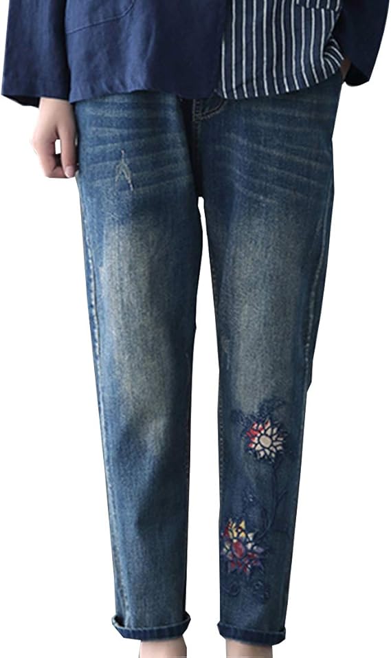 Amazon ボラ キキ Bole Kk サルエルパンツ ボーイフレンドデニム レディース ジーンズ ジーパン デニムパンツ Gパン 大きいサイズ ゆるパン ジーンズ 通販