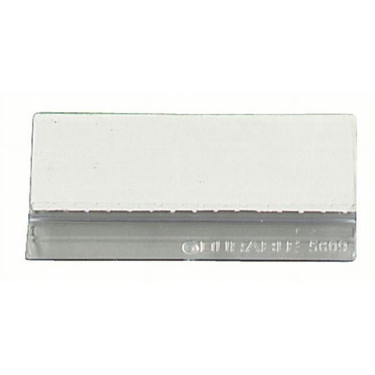 Durable SHERPA Index Tabs for Display Panels | 58mm Width | Pack of 10 Transparent Tabs | Helps Organise Documents and Information