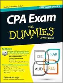 Cpa Exam For Dummies Kenneth Boyd 9781118813737 Amazon