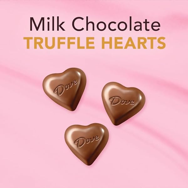 DOVE MILK CHOCOLATE TRUFFLE CANDY, 5.82 HEART TIN