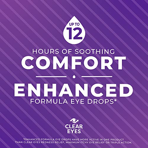Clear Eyes Eye Drops, Complete 7 Symptom Relief, 0.5 Fl Oz (Pack of 3