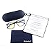 Computer Glasses Blue Light Blocking Glasses[Better Sleep]Shileded Anti Blue Light Glasses,Anti Glare Reading/Gaming Glasses for Men and Women(Stripe)