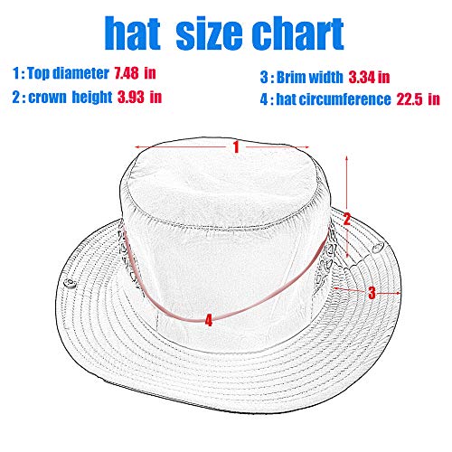 Bluemary-Foldable Mesh Hat, Sun Hats,Fishing hat, Novelty Hats & Caps for Unisex-Adult (Gray)