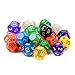 25 Pack of Random D12 Polyhedral Dice in Multiple Colors by Wiz Dice