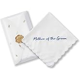 Truliva Wedding Gifts: Mother & Father of the Bride Handkerchiefs, Something Blue